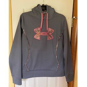 Gray camo Under Armour hoodie